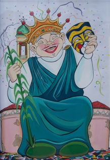 Doroteo, maschera ufficiale del Carnevale Acquedolcese